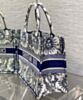 Dior Medium Dior Book Tote Blue 3