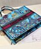 Dior Large Dior Book Tote Blue 7