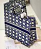 Dior Large Dior Book Tote Dark Blue 6