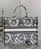 Dior Large Dior Book Tote White 4