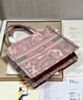 Dior Small Dior Book Tote Pink 7