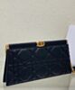 Dior Caro Colle Noire Clutch With Chain 3