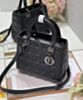 Dior Medium Lady Dior Bag Black 3