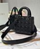 Dior Medium Lady Dior Bag Black 4