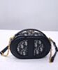 Dior CD Signature Oval Camera Bag Dark Blue 5