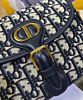 Dior Small Dior Bobby Handbag Dark Blue