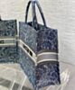 Dior Large Dior Book Tote Blue 3