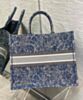 Dior Large Dior Book Tote Blue 4