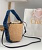 Chloe Small Woody Basket Blue 3