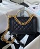 Chanel Boy Chanel Handbag With Handle A94805 Black 3