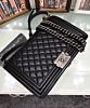 Chanel Lambskin Boy Bag Black