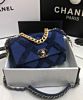 Chanel 19 Flap Bag AS1160 Dark Blue 03