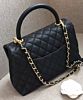 Chanel Flap Bag With Top Handle A92991 Black