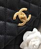 Chanel Flap Bag With Top Handle A92991 Black