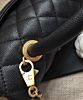 Chanel Flap Bag With Top Handle A92991 Black