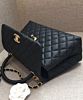 Chanel Flap Bag With Top Handle A92991 Black