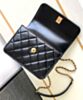 Chanel Mini Flap Bag With Top Handle AS3886 Black 7