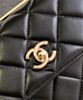 Chanel Flap Bag With Top Handle A92236 Black 7