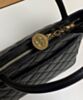 Chanel Medallion Tote Bag A25188 Black 7