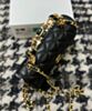 Chanel Flap Phone Holder With Chain AP2946 Black 5