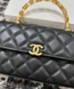 Chanel Flap Phone Holder With Chain AP2946 Black 8