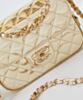 Chanel Mini Flap Bag & Star Coin Purse AS4646 Golden 8