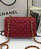 Chanel Quilted Leather Vintage Mini Flap Bag A01116