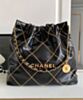 Chanel 22 Handbag AS3261 Black 2