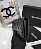 Chanel Rectangle Quilted Wallet in Lambskin Black