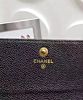 Chanel Quilted Flap Wallet in Caviar Black