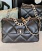 Chanel 19 Large Handbag AS1161 Black 2