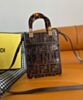 Fendi Mini Sunshine Shopper 8BS051 Dark Coffee 2