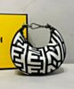 Fendi Nano Fendigraphy Two-tone leather Fendi Roma Capsule Charm 7AS089 Black 2