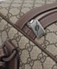 Gucci Large Duffle Bag With Web 758664 Dark Coffee 8