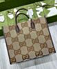 Gucci Tote bag with jumbo GG 678839 Dark Coffee 4