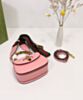 Gucci Mini Top Handle Bag With Bamboo 686864 Pink 6