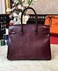 Hermes Birkin 30 Rouge Exotic Lizard Bag 