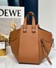 Loewe Mini Hammock Drawstring In Classic Calfskin Coffee 3