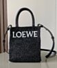 Loewe Standard A5 Tote Bag In Raffia 2