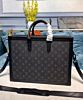 Louis Vuitton Soft Trunk Briefcase M44952 Black