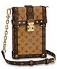 Louis Vuitton Pochette Trunk Verticale M67873 Apricot