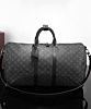 Louis Vuitton Keepall Bandouliere 55 M40605 Black