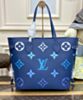 Louis Vuitton Neverfull MM M46514 Blue 4