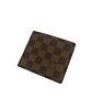 Louis Vuitton Damier Wallet N61720 Brown