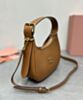 Miumiu Leather Hobo Bag 5BC161 Coffee 3