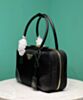 Prada Re-Edition 1978 Medium Re-Nylon And Saffiano Leather Two-handle Bag 1BB115 Black 3