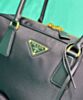 Prada Re-Edition 1978 Medium Re-Nylon And Saffiano Leather Two-handle Bag 1BB115 Black 6