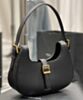 Saint Laurent Le Fermoir Hobo Bag In Shiny Leather 672615 Black 3