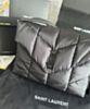 Saint Laurent Puffer Messenger Bag In Econyl Regenerated Nylon Black 7