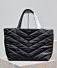 Saint Laurent Puffer Tote In Econyl Black 2